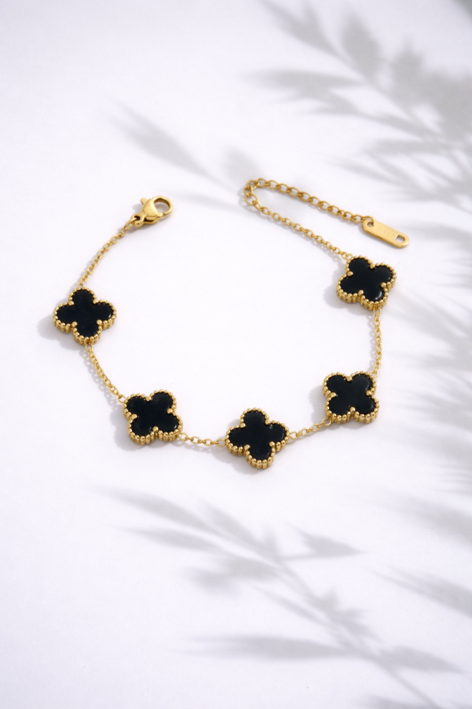 clover charm bracelet by Auryn Jewells