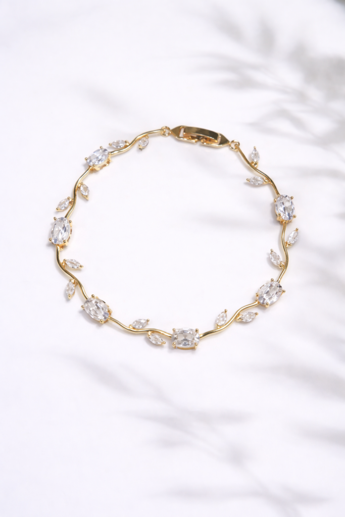 crystal tulip bracelet by Auryn Jewells