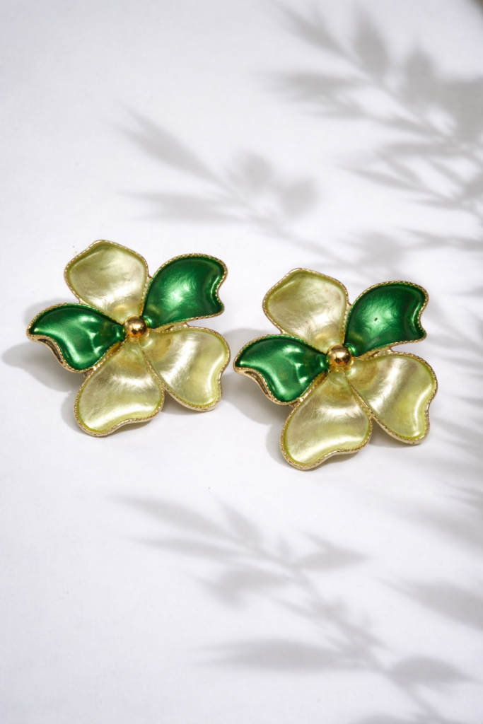 forest dew bloom earrings by Auryn Jewells