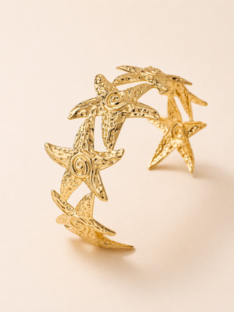 ocean star cuff by Auryn Jewells