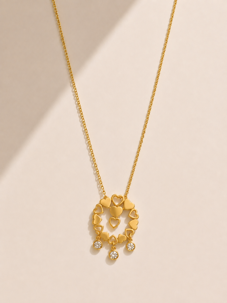 amour cascade necklace by Auryn Jewells