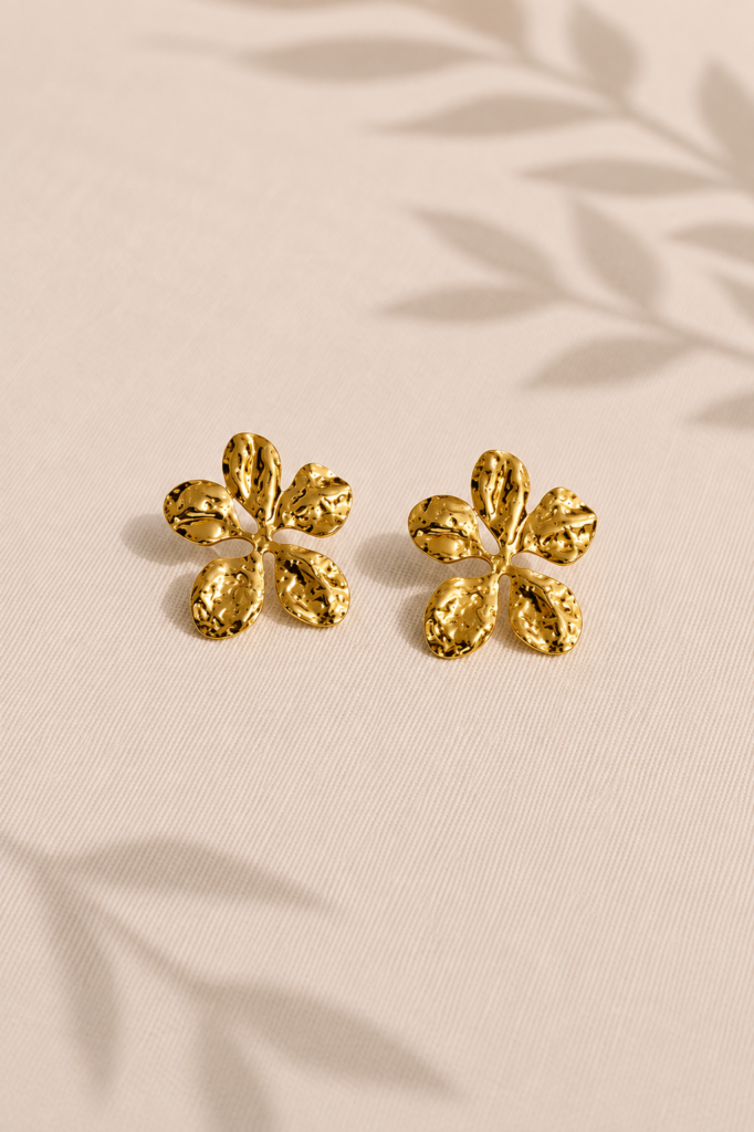 molten petal earrings by Auryn Jewells