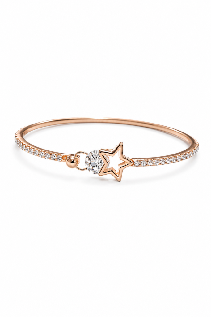 stellar grace rose gold bracelet by auryn jewells